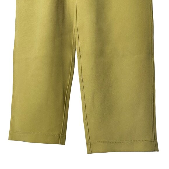 Lululemon On the Fly 7/8 Pant Size 4 Vintage Gold Mustard Yellow Woven - Picture 4 of 10